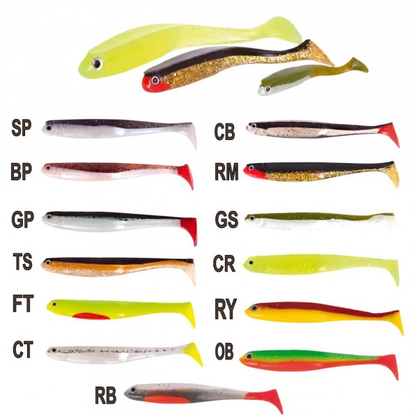 Iron Claw gumová nástraha Slim Jim 7cm vzor CR 3ks