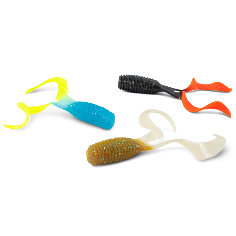 Iron Claw nástraha Curly One 12 cm, vzor GF, 10 ks