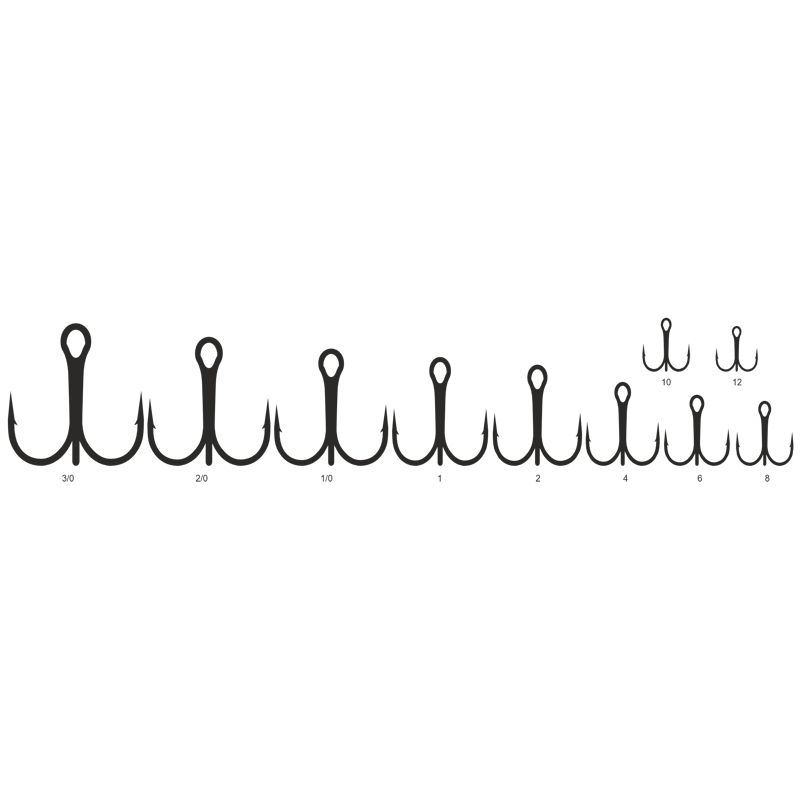 Mistrall trojháček 2 černý 10ks