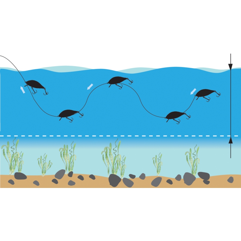 Mistrall wobler Crucian Quick diver 7cm 13g vzor 336