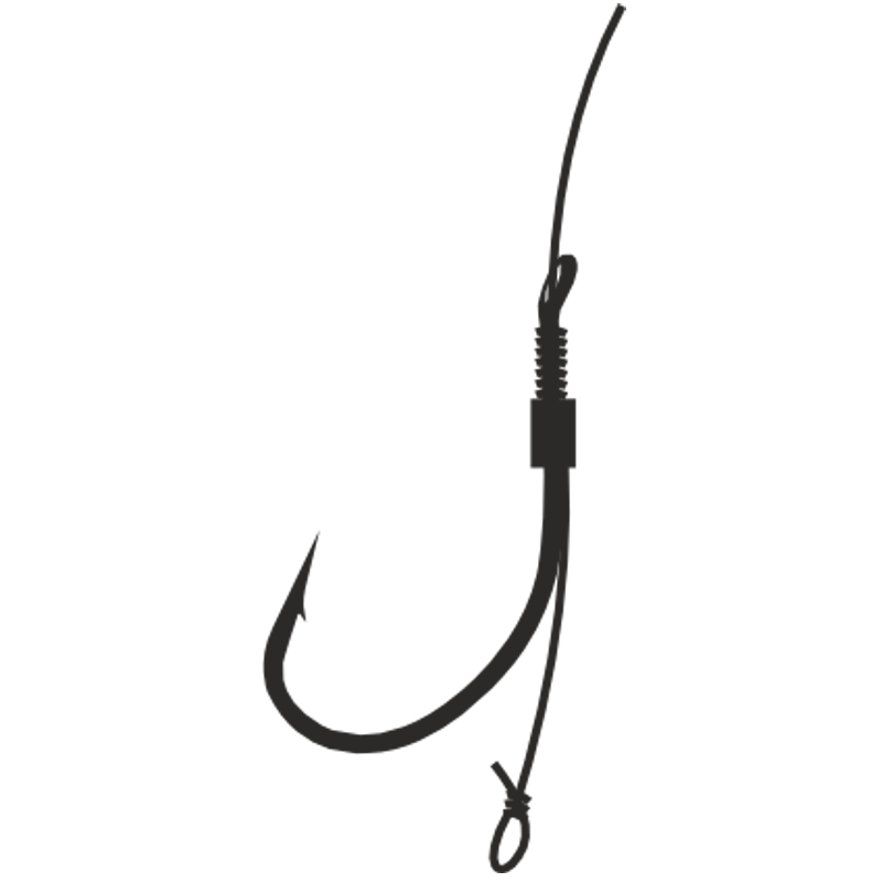 Mistrall feederový návazec Chinu s vlasem 10cm 0,18mm velikost 12 balení 10ks