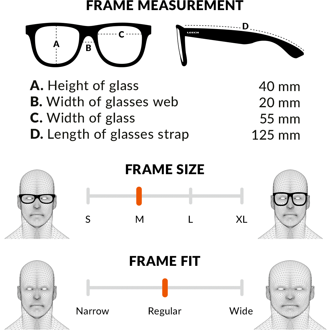 Leech brýle Moonstone gray