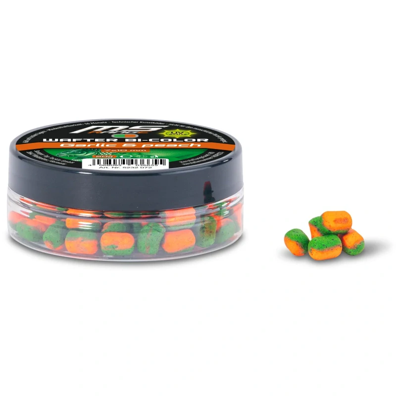 MS Range wafter Bi-Color Dumbells 7x10mm 20g Garlic & Peach