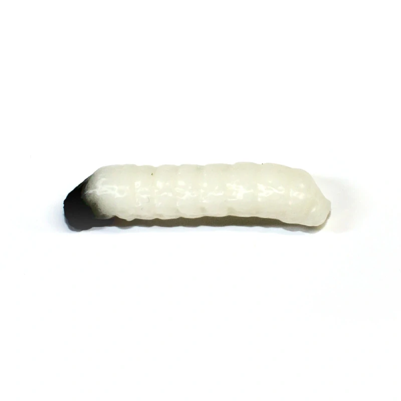 Revol Baits nástraha Caddis Larva 30mm príchuť krevetka, farba biela 10ks