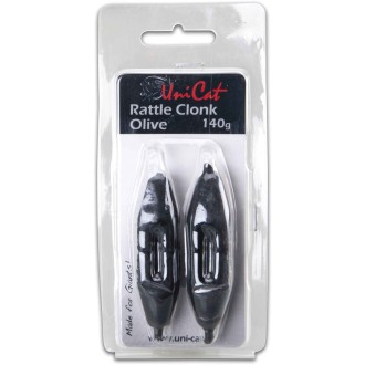 Uni Cat olovo Rattle Clonk Olive Hmotnost 100g, 2ks/bal