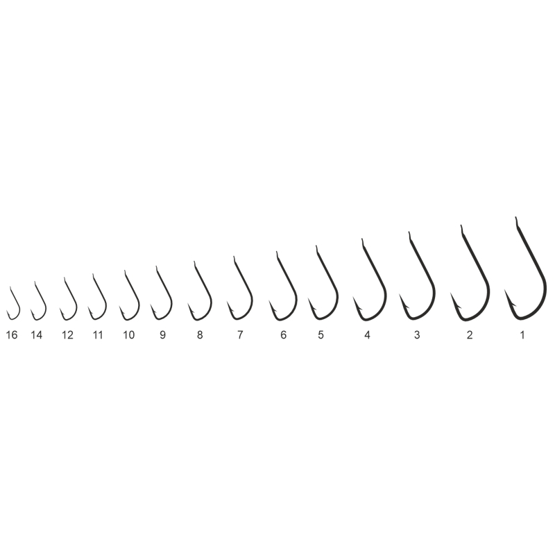 Hayabusa háčky H100 Sode, vel. 3, červená, 10 ks/bal