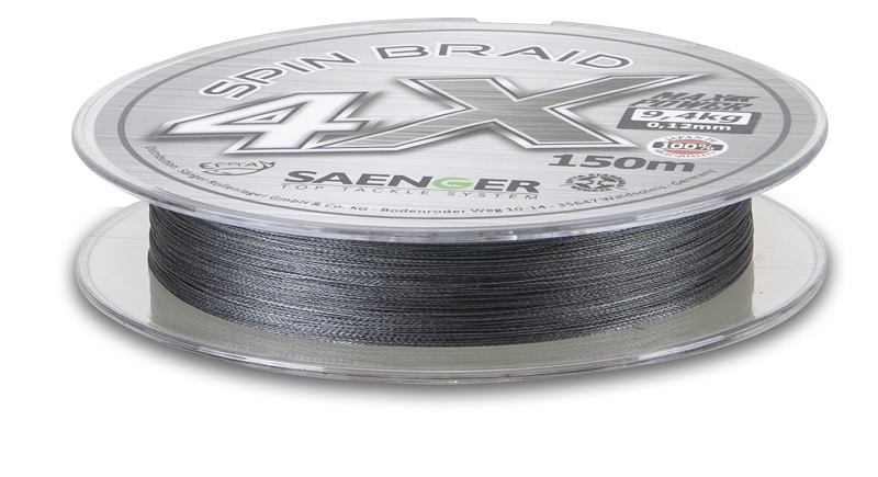 Saenger šňůra 4 X Spin Braid 150 m/ 0,12mm