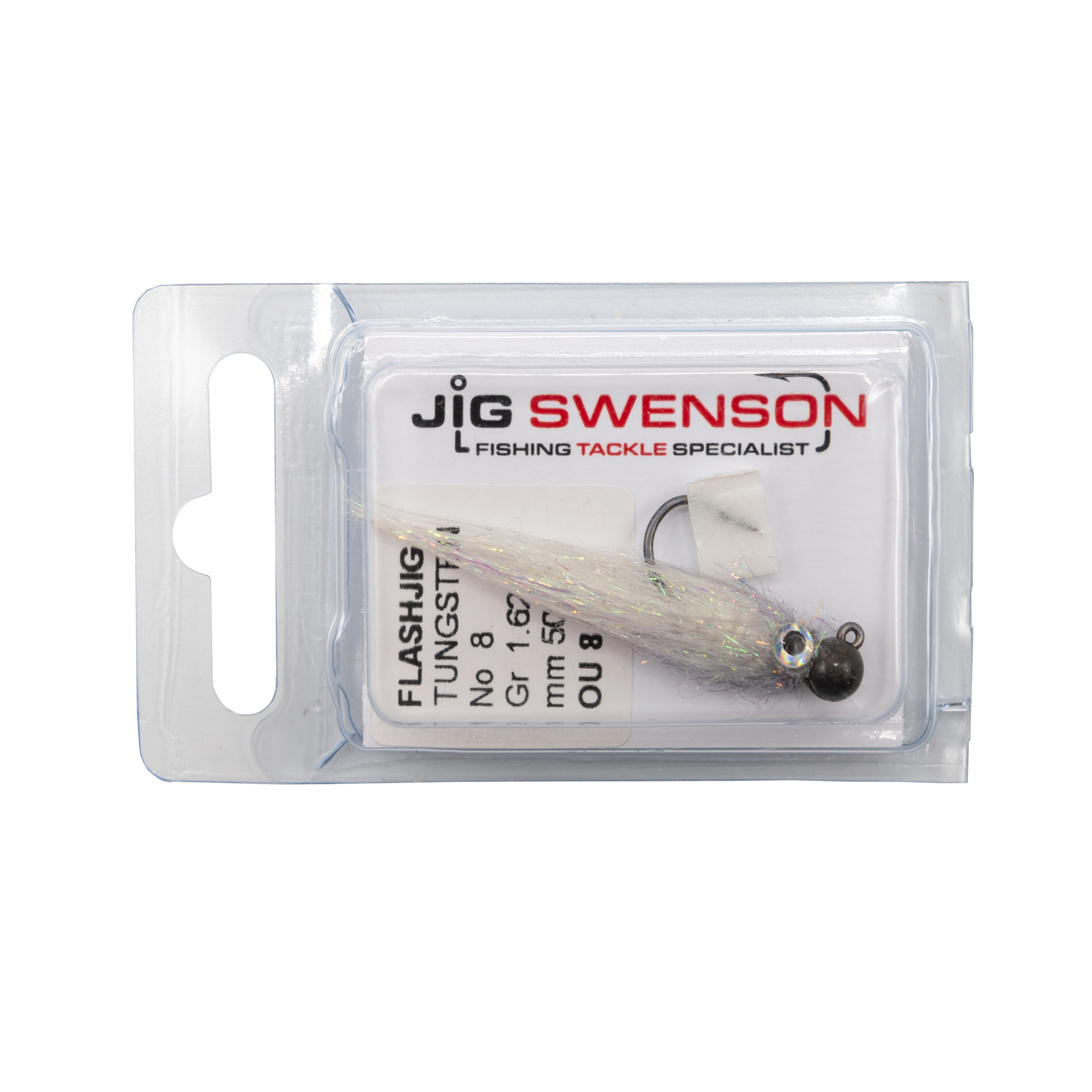 DK FISHING Flash jig, tungsten 1,62g, vzor OU8