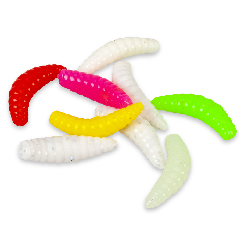 Iron trout Soft Bee Maggots 2,5cm lososí jikra vzor P