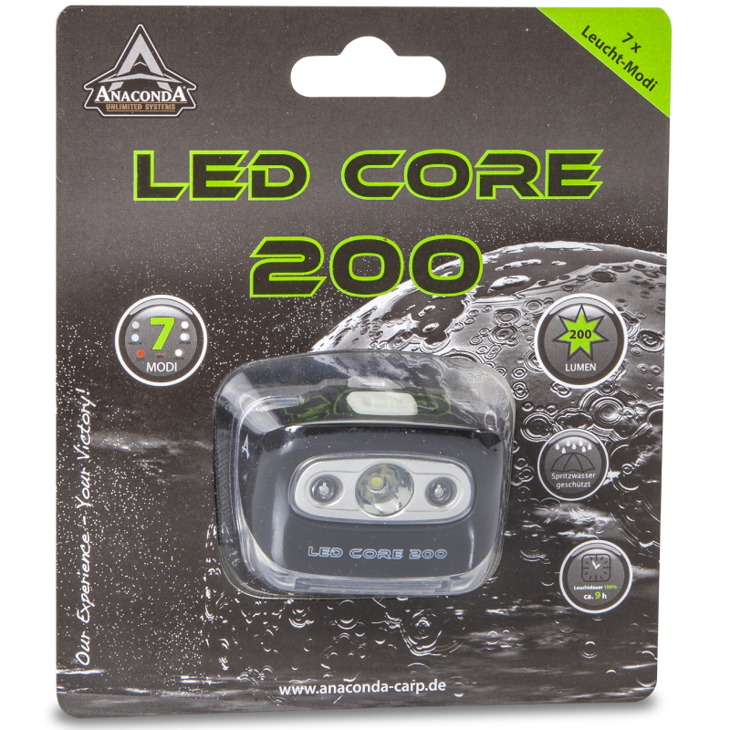 Anaconda čelová svítilna LED Core 200