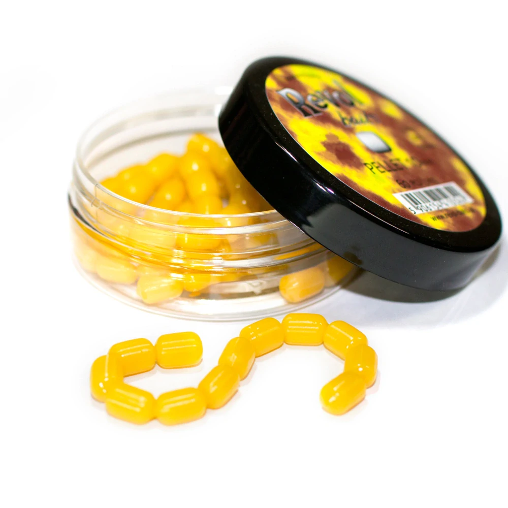 Revol Baits nástraha Pellet 10mm příchuť krevetka, barva žlutá 60ks