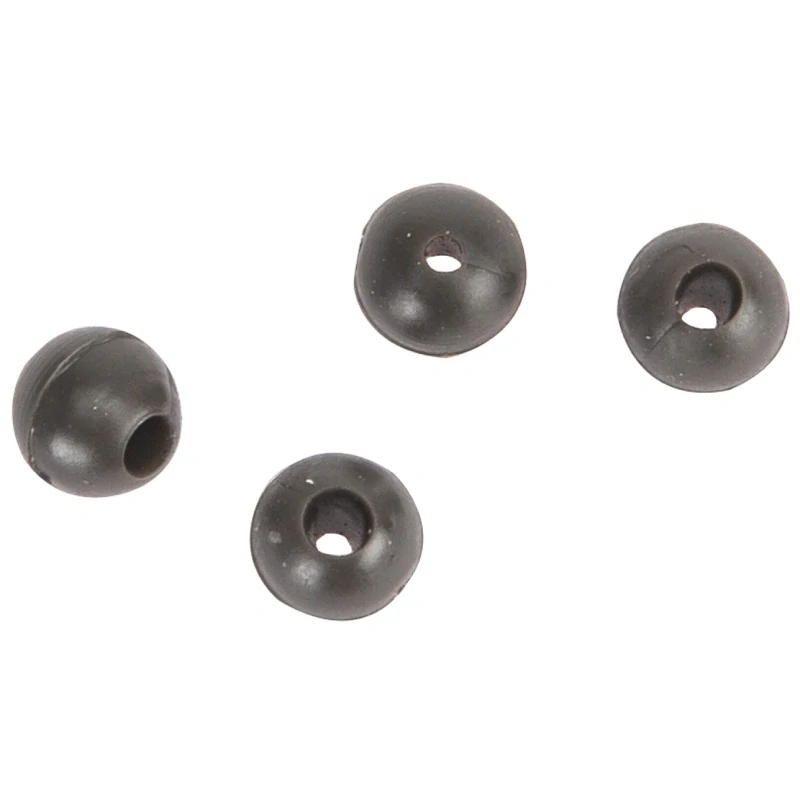 Anaconda korálky Tapered Bore Beads army zelená 6mm 24ks