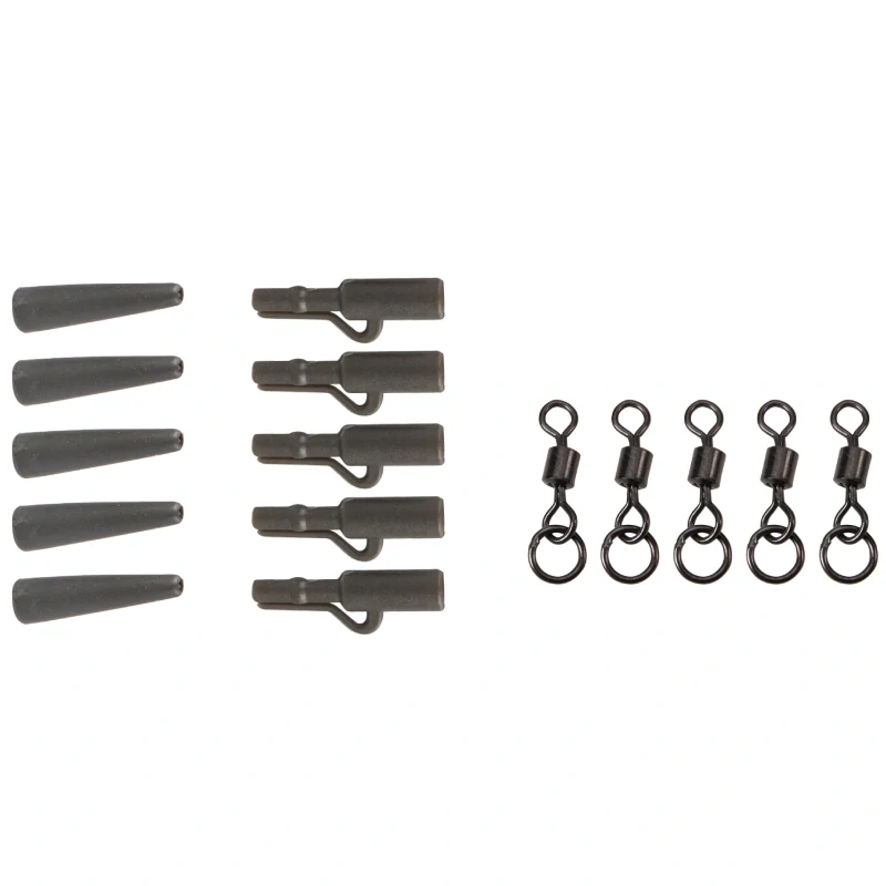 Anaconda sada 360 Flex Ring Swivel Safety LC Kit army zelená 5ks