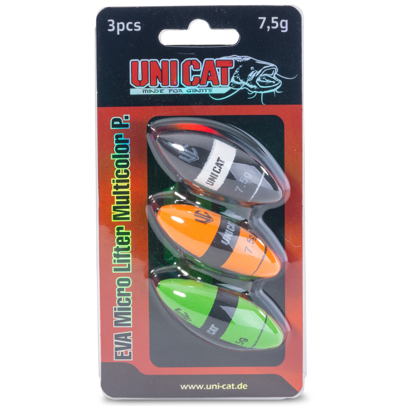 Uni Cat podvodní splávek EVA Micro Lifter Multicolor 5g 3ks