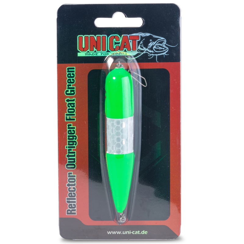 Uni Cat plovák Reflector Outrigger Float zelený 95mm 1ks