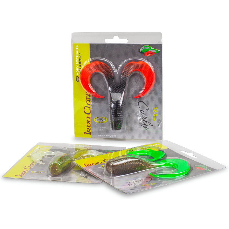 Iron Claw nástraha Curly One Pink Pearl12cm