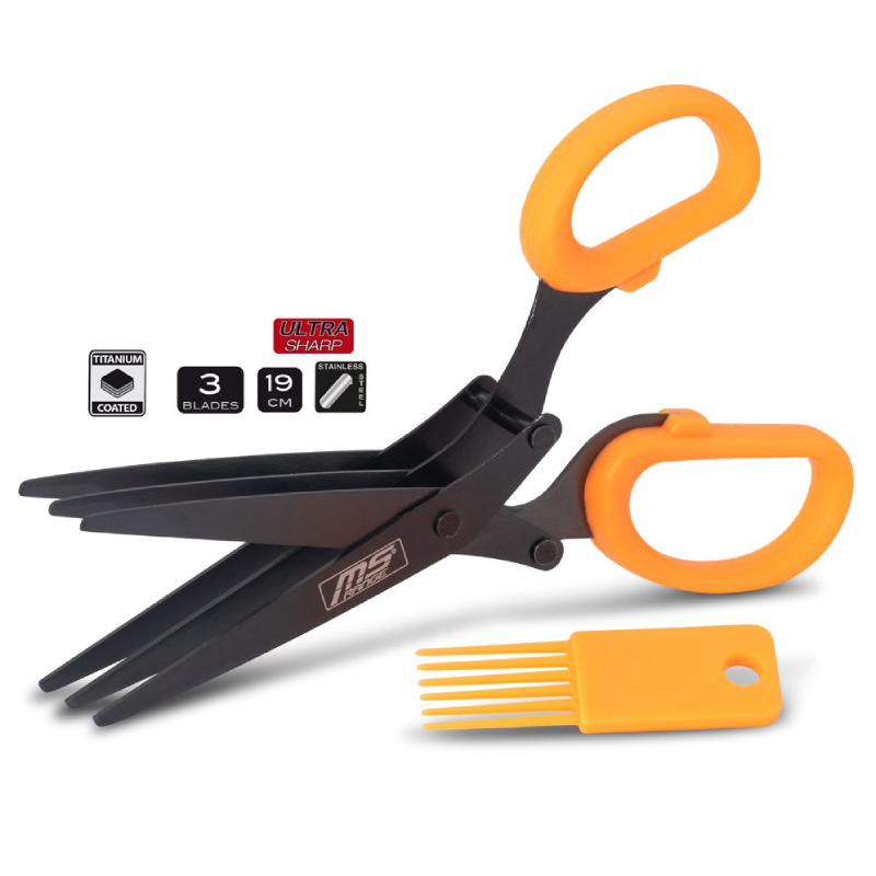 MS Range nůžky Worm Scissor 3 Blades