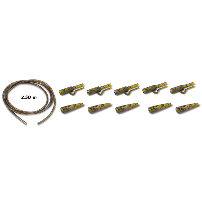 Anaconda Jungle Quick Lock Safety Lead Clip Power Pack jungle zelená 5ks