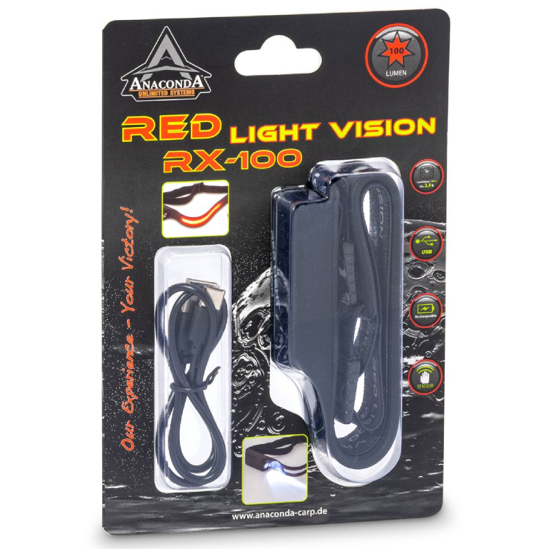 Anaconda čelovka Red Light Vision RX-100