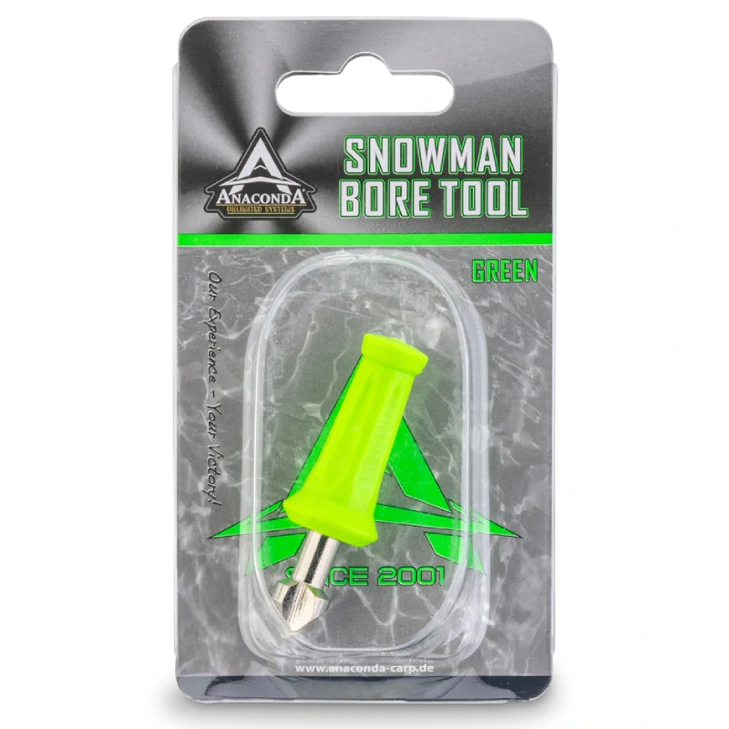 Anaconda vrták Snowman Bore Tool zelený 10mm