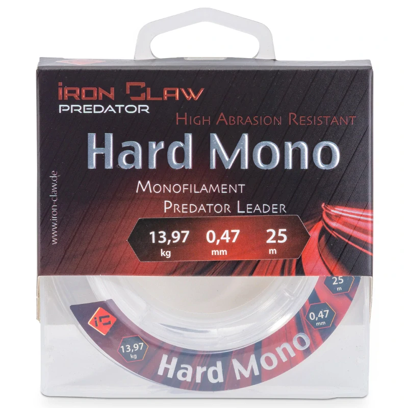 Iron Claw Hard Mono návazcový materiál 25m 0,47mm