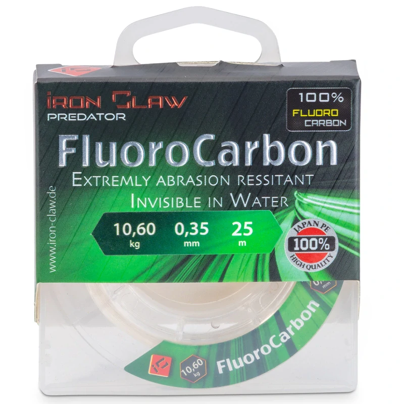 Iron Claw Fluorocarbon 25m 0,35mm