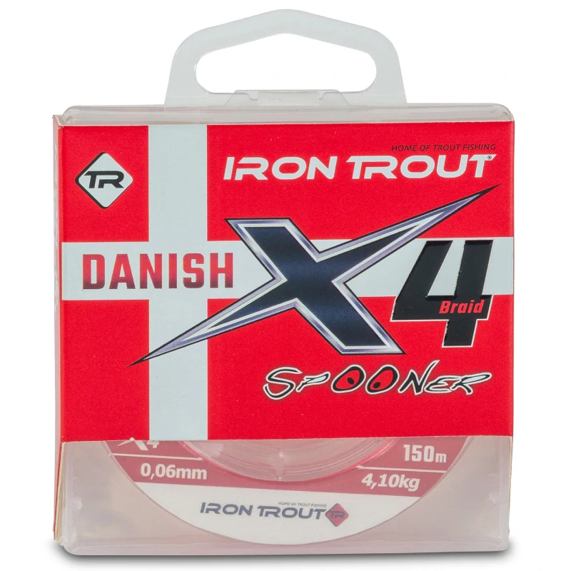 Iron Trout šňůra Danish X4 Spooner 150m 0,04mm