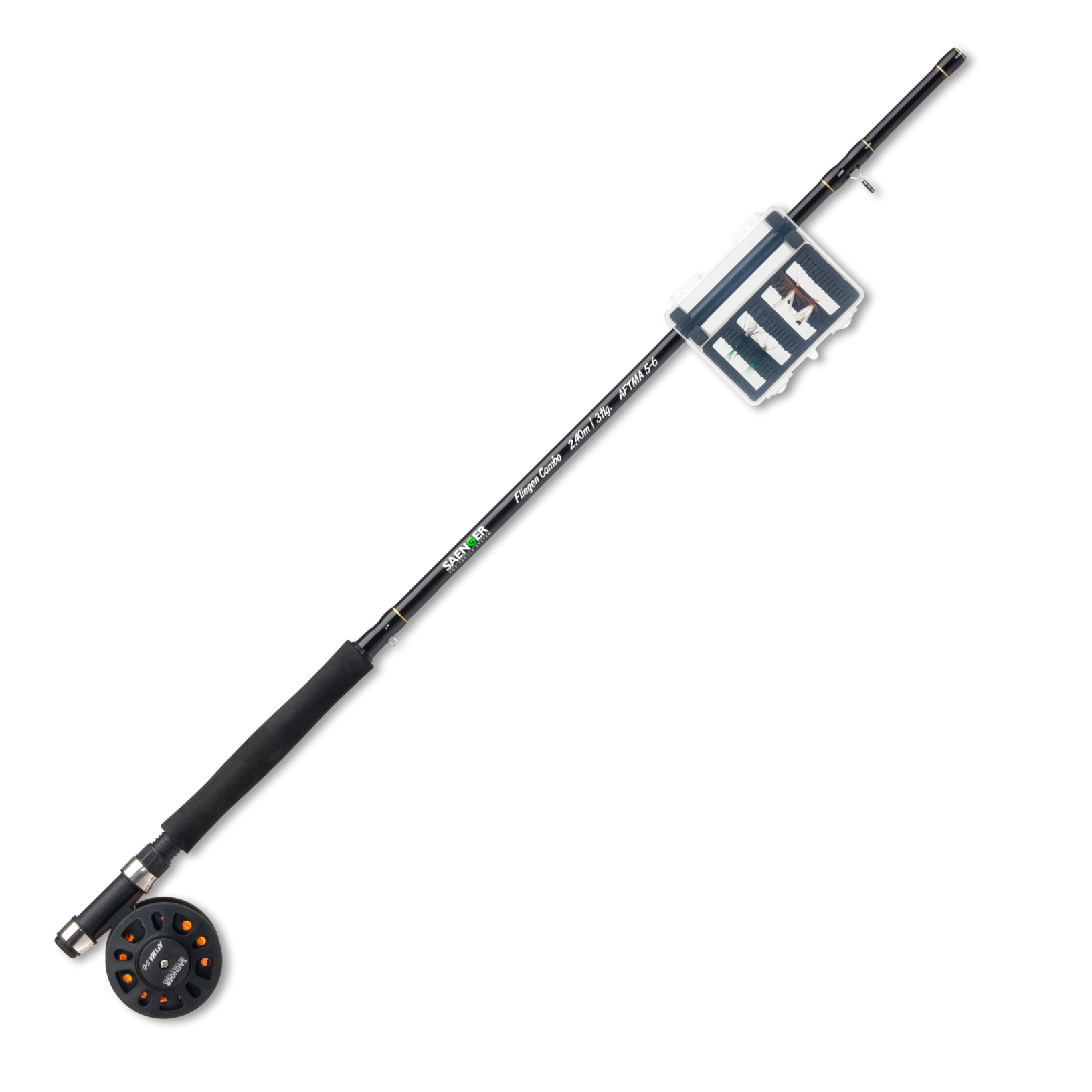 Saenger set Profi Fliegen Combo 2,40m 2lb