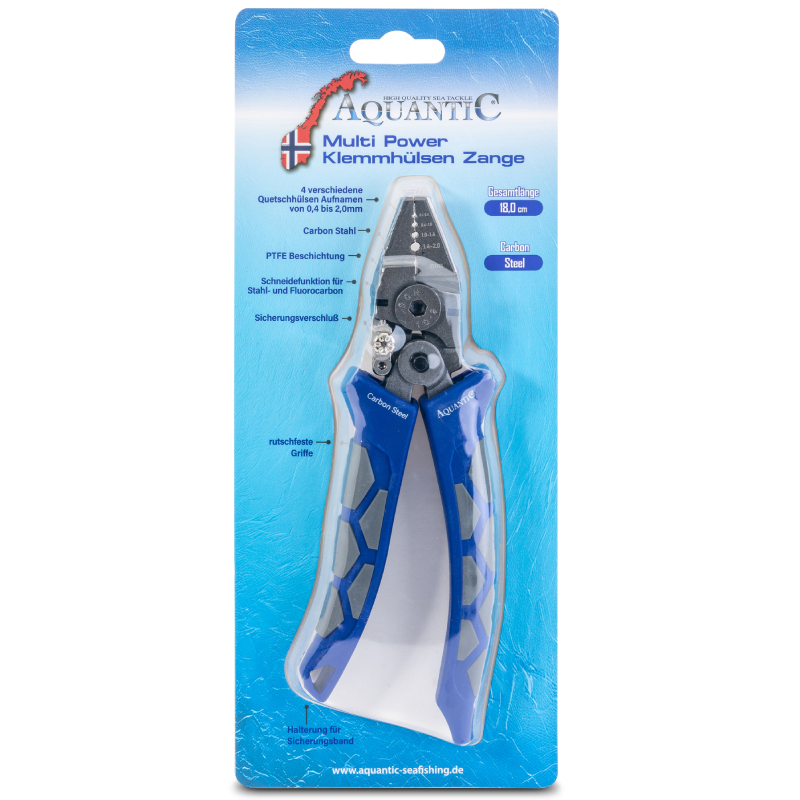 Aquantic krimpovacie kliešte Multi Power 18,2cm