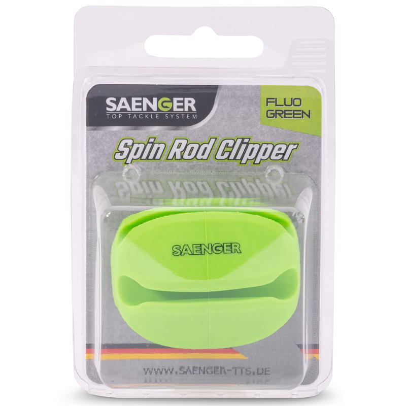 Saenger držák prutu Spin Rod Clipper Fluo Green 1ks