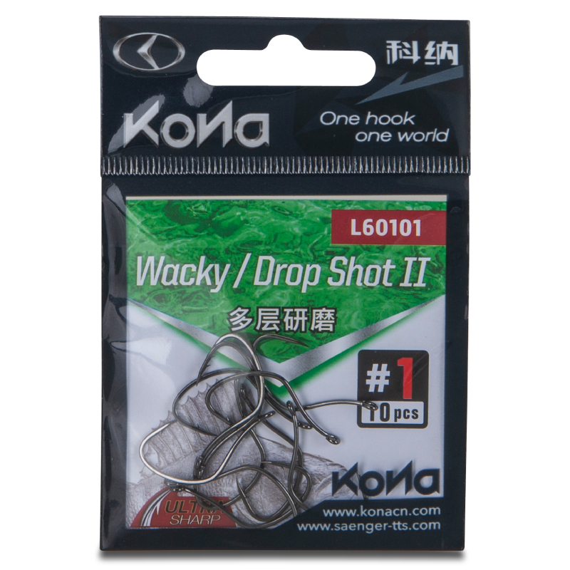 Iron Claw háček Kona Wacky/Dropshot II L60101 velikost 1, 10ks