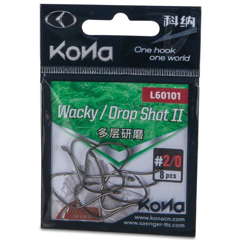 Iron Claw háček Kona Wacky/Dropshot II L60101 velikost 2/0, 8ks