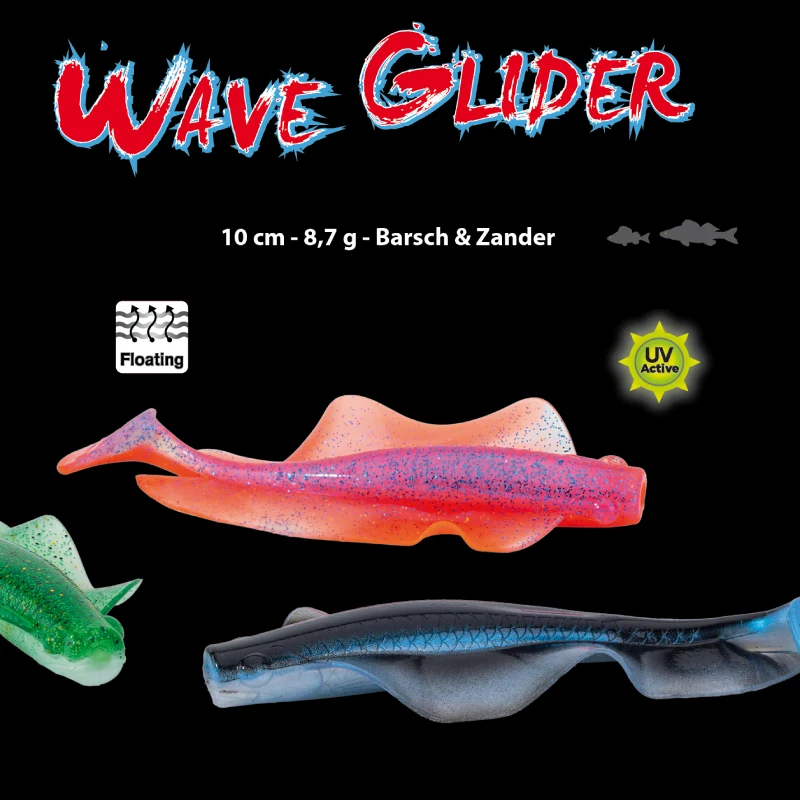 Iron Claw nástraha Wave Glider 10cm 8,7g RWF 5ks