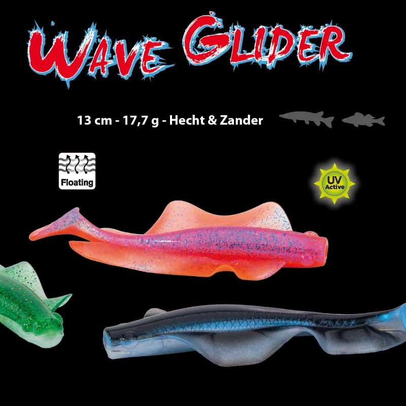 Iron Claw nástraha Wave Glider 13cm 17,7g BBO 4ks