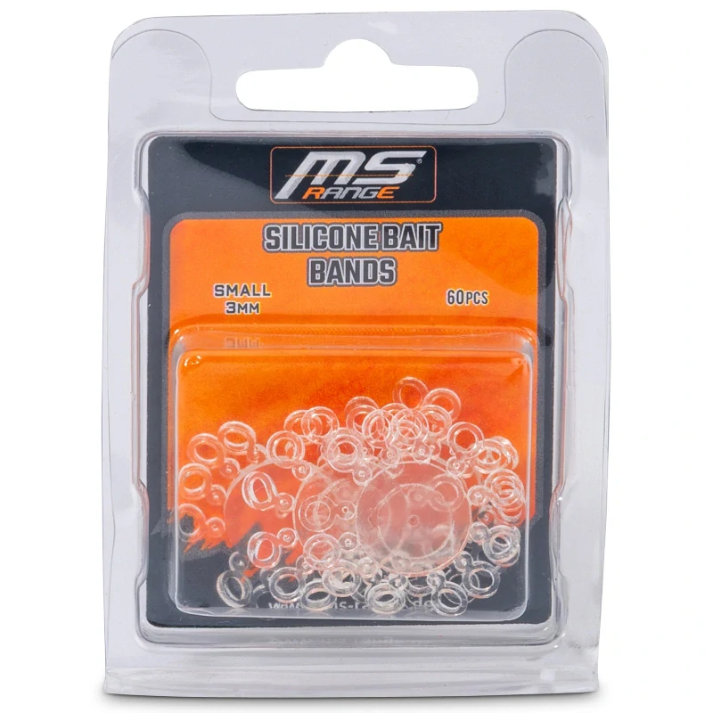MS Range silikonové kroužky na nástrahy Silicone Baitbands 3mm 60ks