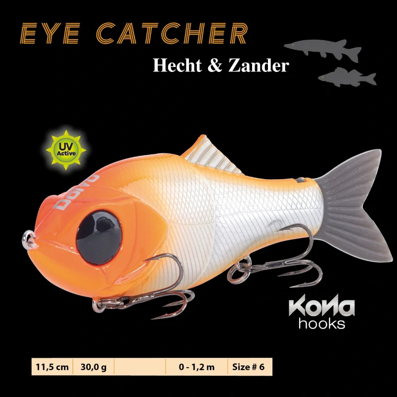 Doiyo wobler Eye Catcher Hecht & Zander 11,5cm 30g CO