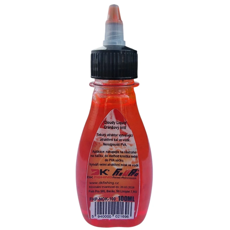 Fish Pro atraktor Cloudy Krill Orange 100ml