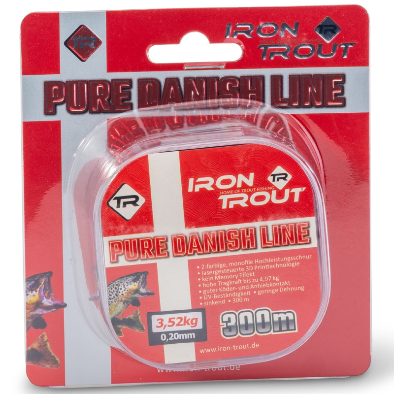 Iron Trout vlasec Pure Danish Line 300m 0,16mm