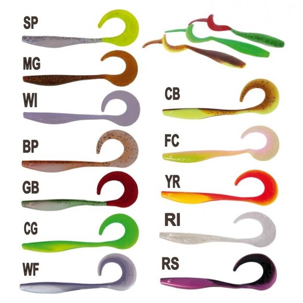 Iron Claw gumová nástraha Slim Jane 13,5 cm Vzor MG, box 20 ks