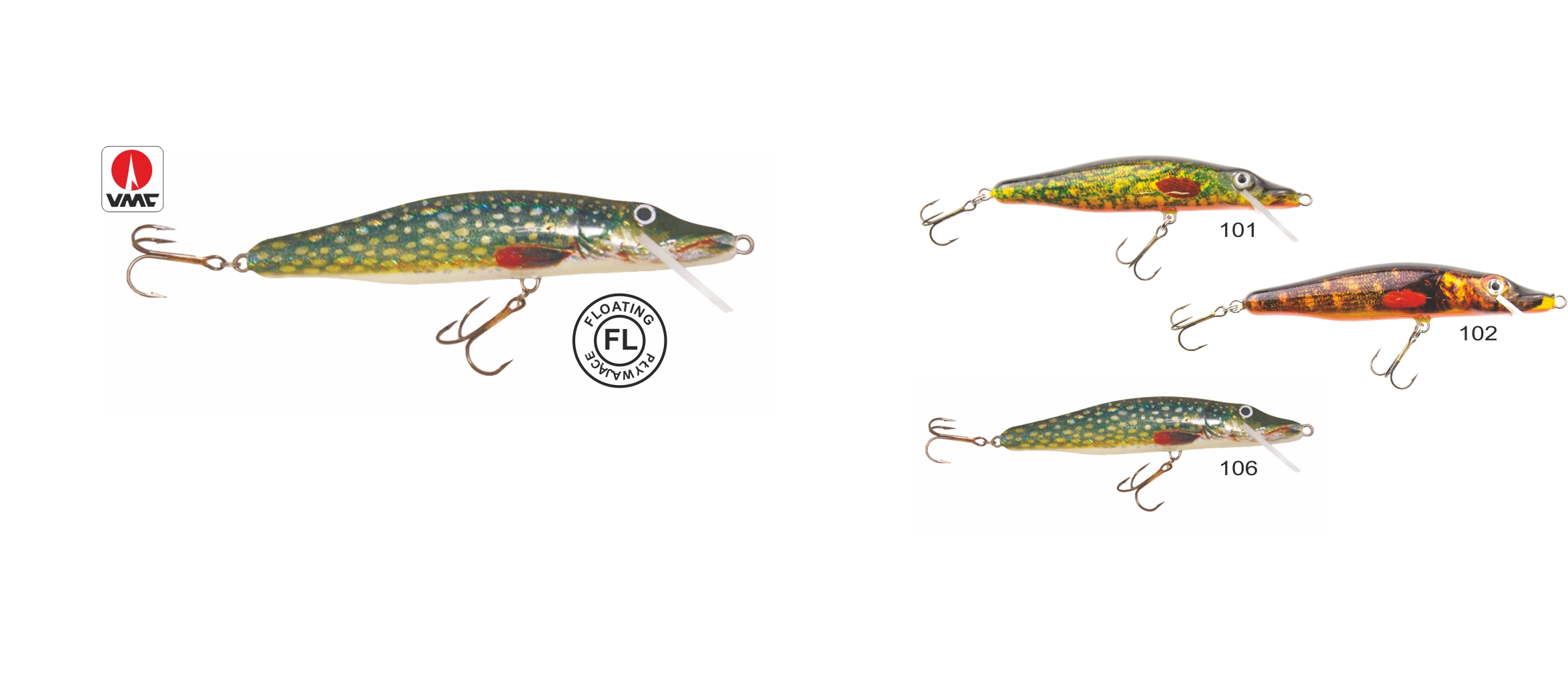 Mistrall wobler Fox Floater varianta: 101, 10 cm