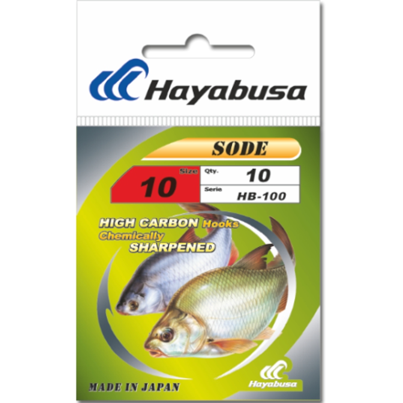 Hayabusa háčky H100 Sode velikost 5 červená 10ks