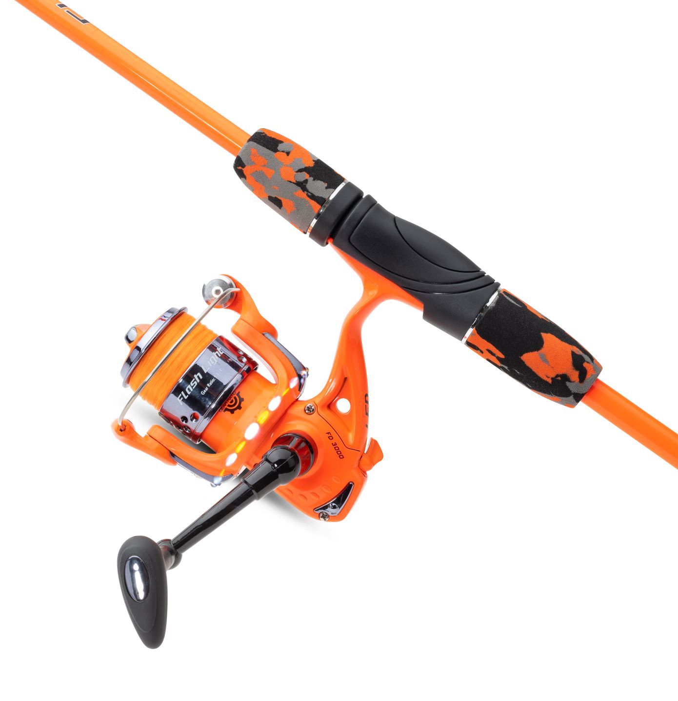 Saenger rybářský prut se světélkujícím navijákem Flashlight Stick 80