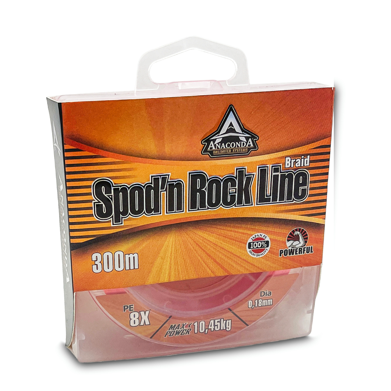 Anaconda šňůra Spod‘n Rock Line 0,18 mm 300 m červená