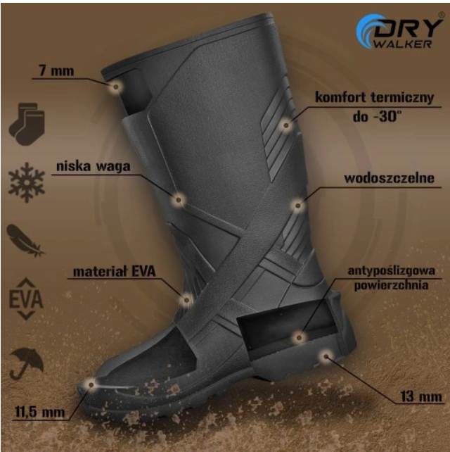 Mistrall holínky Dry Walker PVC 43