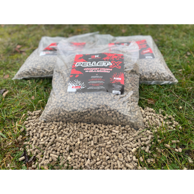 DK FISHING pelety z mláta PELLET-X 5kg 8mm