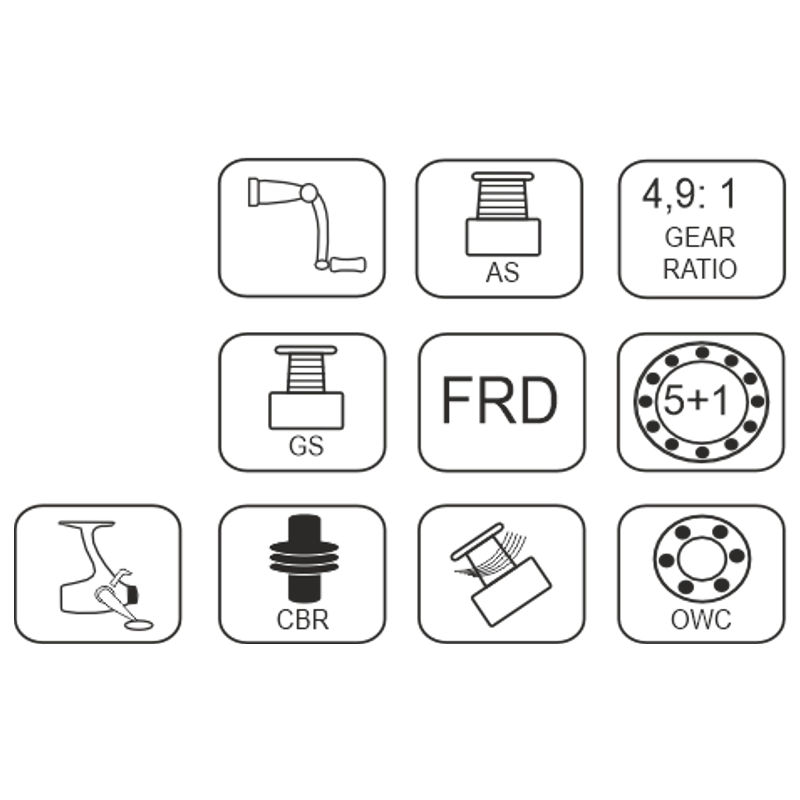 Mistrall naviják Carp X4 Power 50