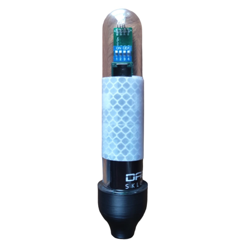 Deamons sklopná tyčová bójka 05 s RGBS led diodou (červená, zelená, modrá), sensorem a vypínačem