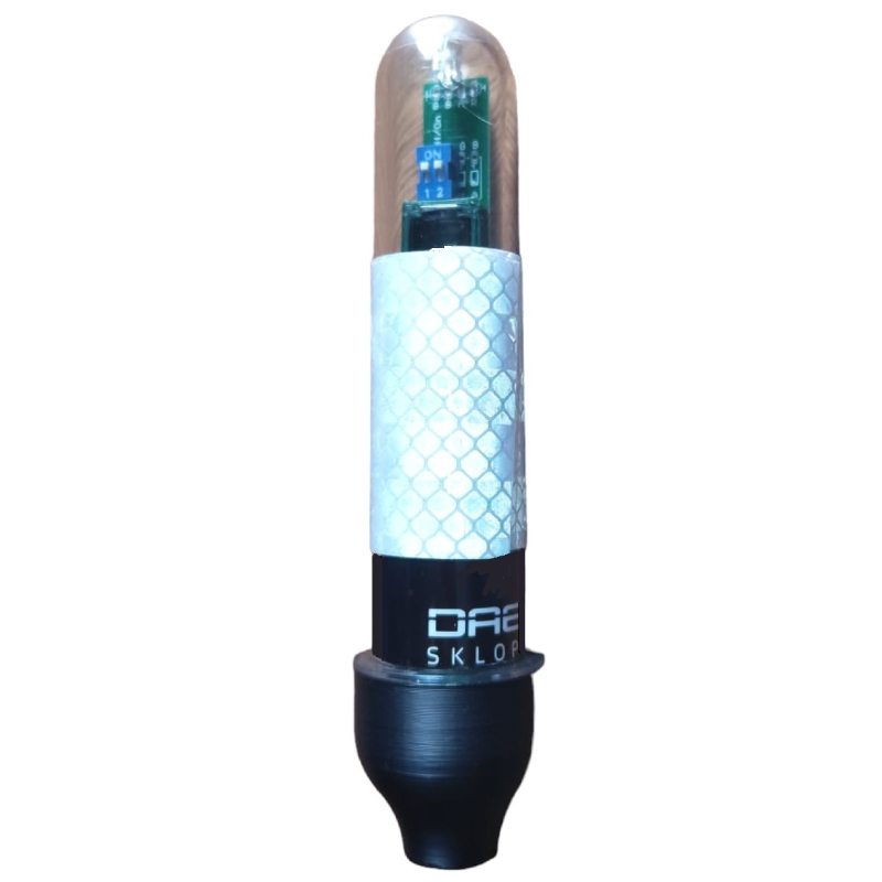 Deamons sklopná tyčová bójka 05 s RS LED diodou, sensorem a vypínačem