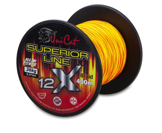 Uni Cat šňůra 12 X Superior Line 0,50mm, 400m, 51 kg