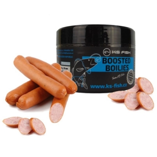 KS Fish Boosted boilies 150g 24mm frankfurtská klobása